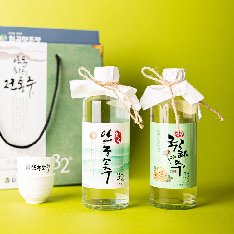 회곡양조장 회곡 안동소주 2병 선물세트 null