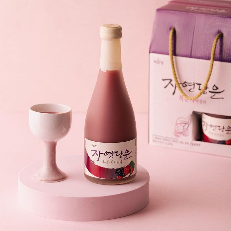 국순당 고창명주 자연담은 복분자 막걸리 살균탁주