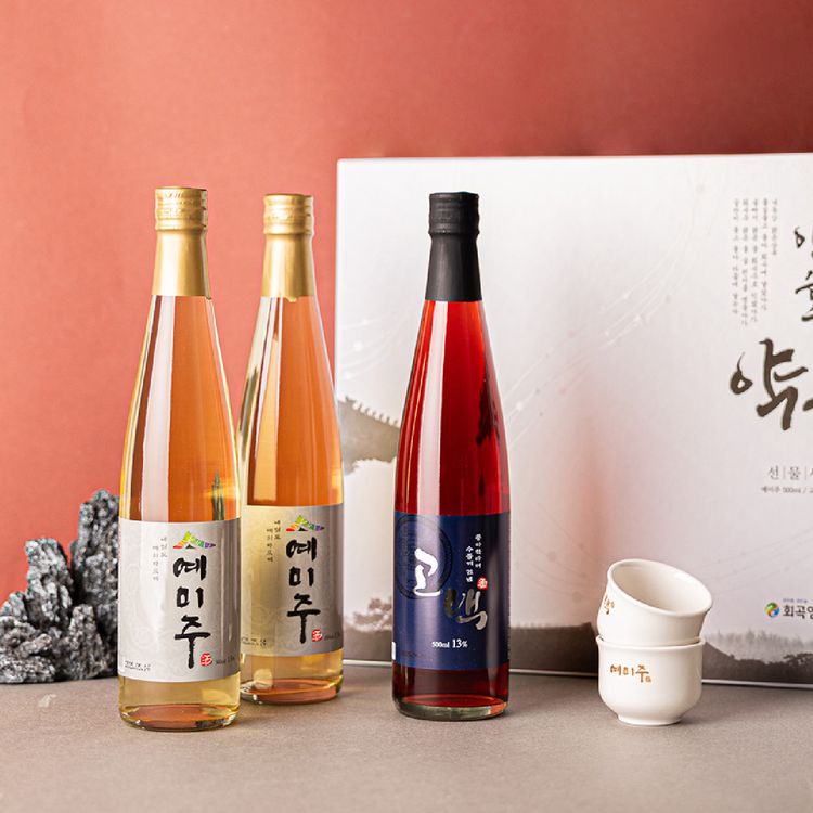 회곡양조장 안동 회곡 약주 2병/3병 선물세트 null