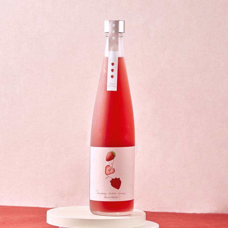 주락원 빛고은딸기주 8% 과실주