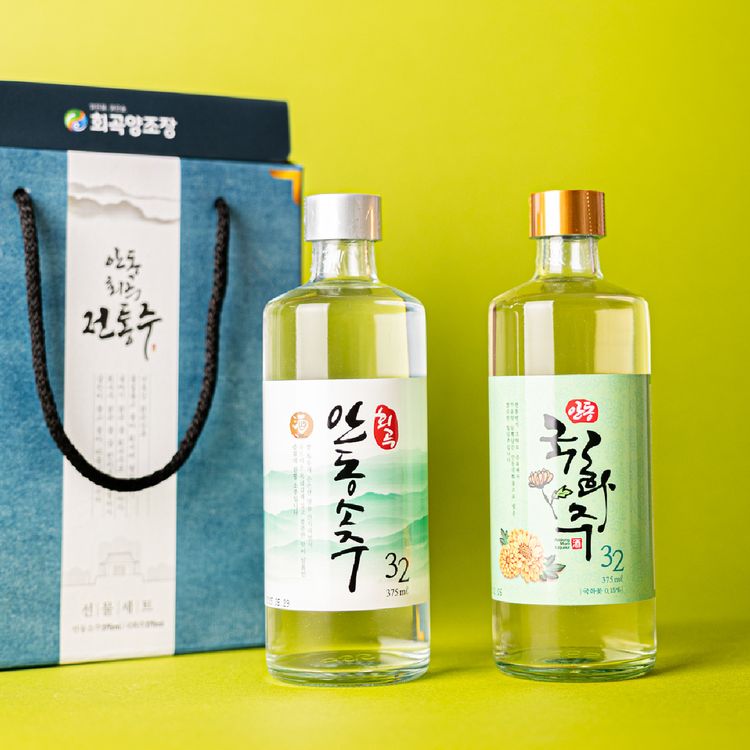 회곡양조장 회곡 안동소주 2병 선물세트 null